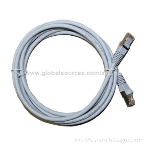 RJ45-RJ45 Molded Boots Pass Fluke Test 7*0.2mm BC RJ45 Cat5e Cable, PVC Jacket and PE Insulation